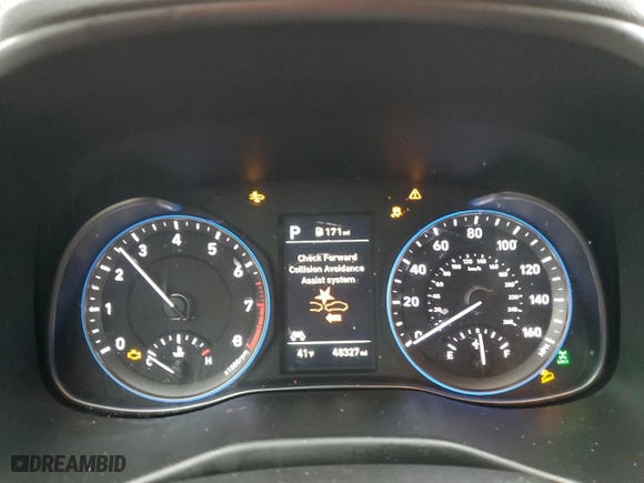 2021 Hyundai Kona SE with VIN KM8K1CAA4MU685385, listed as a Copart auction lot 50253045 with 48,327 mi miles and Salvage Title. Bid and sale history available at carsss.com. Image 9.