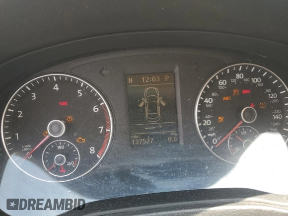 2012 Volkswagen Passat SE с VIN 1VWBH7A36CC067558, выставлен на аукционе Copart как лот 58307045 с пробегом 137 527 миль миль и Списание • Salvage title. История ставок и продаж доступна на DreamBid. Изображение 9.