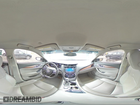 2014 Cadillac CTS AWD with VIN 1G6AW5SX6E0142793, listed as a Copart auction lot 43312545 with 101,124 mi miles and Salvage title. Bid and sale history available at DreamBid. Image 13.