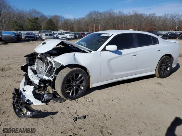 2021 Dodge Charger R/T with VIN 2C3CDXCT8MH642374, listed as a Copart auction lot 42213465 with 112,099 mi miles and Salvage Title. Bid and sale history available at carsss.com. Image 1.