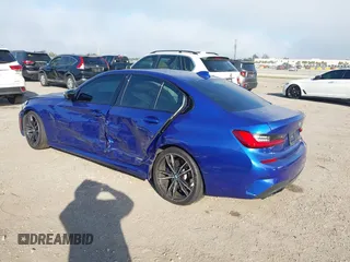 2021 BMW 3 Series M340i with VIN 3MW5U7J04M8B88080, listed as a IAAI auction lot 41483795 with 20,791 mi miles. Bid and sale history available at carsss.com. Image 3.