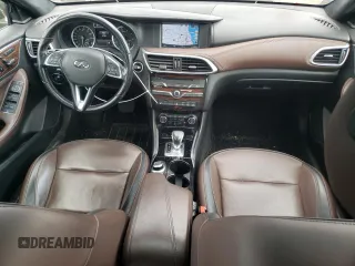 2018 Infiniti QX30 Premium with VIN SJKCH5CR9JA046321, listed as a Copart auction lot 69497704 with 121,606 mi miles and Salvage Title. Bid and sale history available at carsss.com. Image 8.