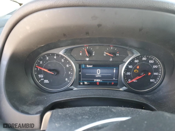 2023 GMC Terrain SLE with VIN 3GKALMEG1PL163637, listed as a Copart auction lot 43618985 with 31,464 mi miles and Salvage Title. Bid and sale history available at carsss.com. Image 9.