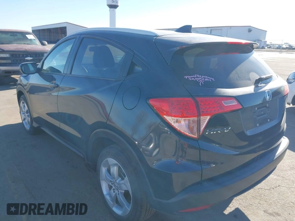 2016 Honda HR-V EX-L w/Navi with VIN 3CZRU6H76GM725247, listed as a IAAI auction lot 41322622 with 69,689 mi miles. Bid and sale history available at carsss.com. Image 3.