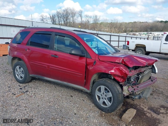 2005 Chevrolet Equinox LS with VIN 2CNDL13F056172893, listed as a IAAI auction lot 41503181 with 153,641 mi miles. Bid and sale history available at carsss.com. Image 1.