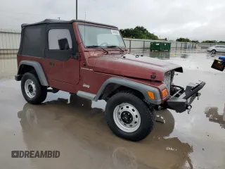 2001 Jeep Wrangler SE with VIN 1J4FA29P71P361442, listed as a Copart auction lot 54950585 with 169,653 mi miles and Clean Title. Bid and sale history available at carsss.com. Image 4.