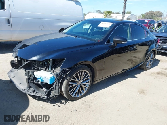 2015 Lexus IS 250 with VIN JTHBF1D20F5065532, listed as a IAAI auction lot 41708326 with 121,920 mi miles. Bid and sale history available at carsss.com. Image 21.