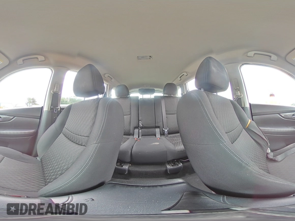 2017 Nissan Rogue S with VIN KNMAT2MV7HP503072, listed as a Copart auction lot 60263205 with 75,185 mi miles and Salvage title. Bid and sale history available at DreamBid. Image 16.