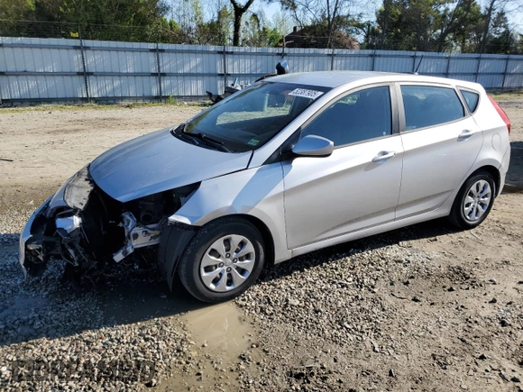 2017 Hyundai Accent SE with VIN KMHCT5AE6HU313159, listed as a Copart auction lot 52387905 with 108,036 mi miles and Salvage Title. Bid and sale history available at DreamBid. Image 1.