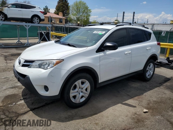 2015 Toyota RAV4 LE z VIN JTMBFREV6FD149627, wystawiony jako Copart lot #55961285 z przebiegiem 116 201 mil mil oraz Szkoda całkowita • Salvage title. Historia ofert i sprzedaży dostępna na DreamBid. Obrazek 1.