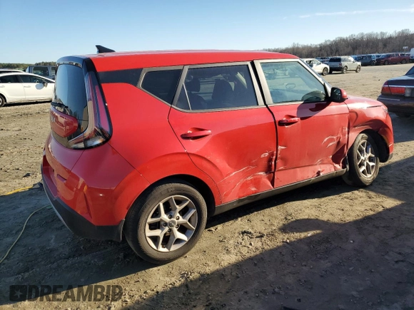 2024 Kia Soul S with VIN KNDJ23AU2R7223291, listed as a Copart auction lot 43228485 with 22,274 mi miles and Salvage Title. Bid and sale history available at DreamBid. Image 3.