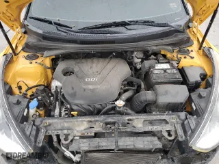 2014 Hyundai Veloster with VIN KMHTC6AD4EU215644, listed as a Copart auction lot 81913064 with 93,692 mi miles and Salvage Title. Bid and sale history available at carsss.com. Image 13.