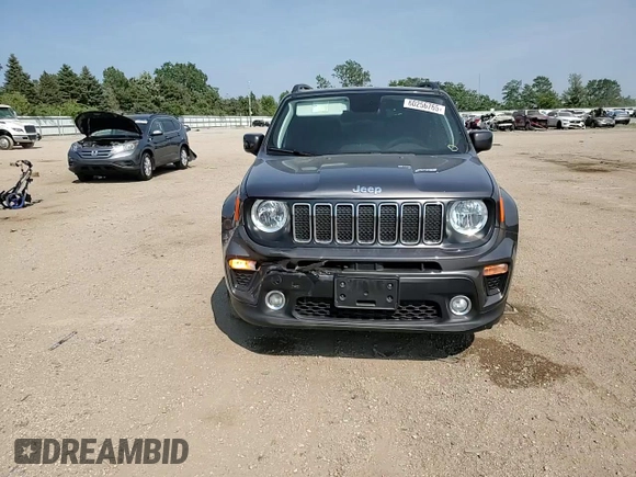 2019 Jeep Renegade Latitude with VIN ZACNJABB7KPK81926, listed as a Copart auction lot 60256765 with 41,904 mi miles and Salvage title. Bid and sale history available at DreamBid. Image 14.