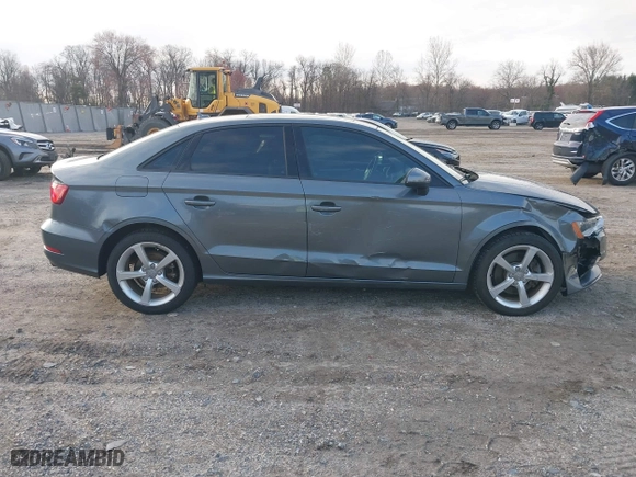 2015 Audi A3 2.0T Premium with VIN WAUBFGFF3F1005219, listed as a IAAI auction lot 41865869 with 91,993 mi miles. Bid and sale history available at carsss.com. Image 14.