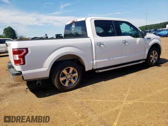 2018 Ford F-150 XL with VIN 1FTEW1CP6JKF21152, listed as a Copart auction lot 58064955 with 66,371 mi miles and Salvage title. Bid and sale history available at DreamBid. Image 3.