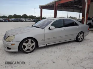 2003 Mercedes-Benz S-Class 5.0L with VIN WDBNG75J73A342974, listed as a Copart auction lot 49334955 with 134,905 mi miles and Clean Title. Bid and sale history available at carsss.com. Image 1.