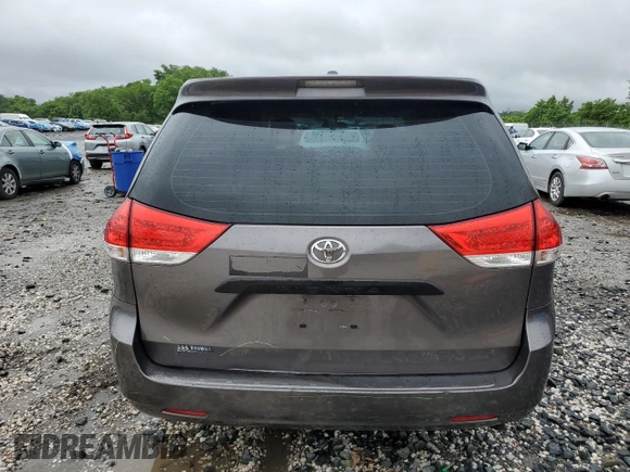 2011 Toyota Sienna with VIN 5TDZK3DC2BS114489, listed as a Copart auction lot 57773685 with 177,147 mi miles and Salvage title. Bid and sale history available at DreamBid. Image 6.