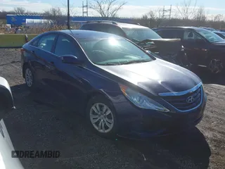 2012 Hyundai Sonata GLS PZEV with VIN 5NPEB4AC2CH435836, listed as a IAAI auction lot 41831072 with 89,060 mi miles. Bid and sale history available at carsss.com. Image 1.