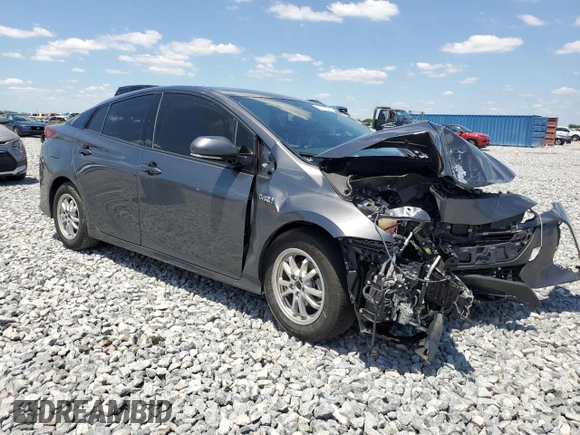 2017 Toyota Prius Plus with VIN JTDKARFP3H3010515, listed as a Copart auction lot 53185075 with 61,324 mi miles and Salvage Title. Bid and sale history available at DreamBid. Image 4.