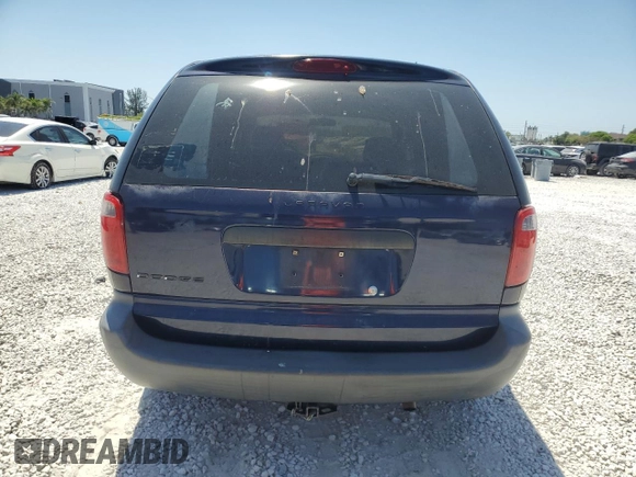 2005 Dodge Caravan SE z VIN 1D4GP25B25B414184, wystawiony jako Copart lot #55027705 z przebiegiem 156 563 mil mil oraz Szkoda całkowita • Salvage title. Historia ofert i sprzedaży dostępna na DreamBid. Obrazek 6.