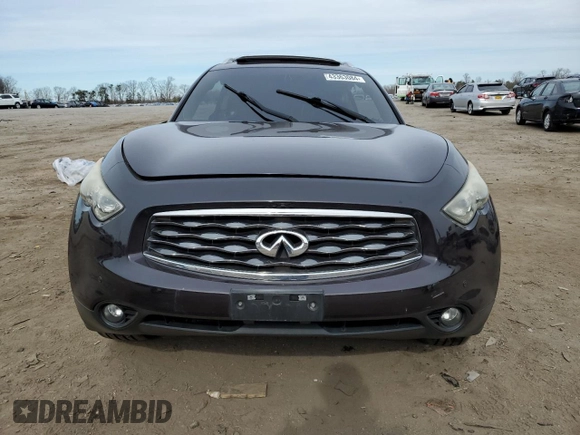 2011 Infiniti FX with VIN JN8AS1MW1BM735041, listed as a Copart auction lot 43363084 with Not Provided miles and Salvage Title. Bid and sale history available at DreamBid. Image 5.