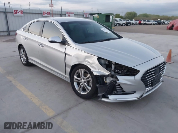 2018 Hyundai Sonata SEL with VIN 5NPE34AF1JH673343, listed as a IAAI auction lot 41827225 with 29,732 mi miles and . Bid and sale history available at carsss.com. Image 1.