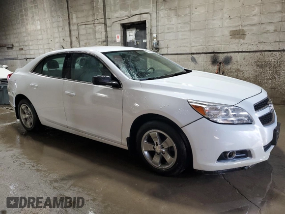 2013 Chevrolet Malibu LS with VIN 1G11B5SA7DF354840, listed as a Copart auction lot 77264114 with 81,858 mi miles and Clean Title. Bid and sale history available at DreamBid. Image 4.