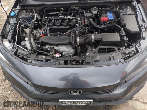 2023 Honda Civic EX z VIN 2HGFE1F73PH309295, wystawiony jako Copart lot #55631255 z przebiegiem 23 567 mil mil oraz Szkoda całkowita • Salvage title. Historia ofert i sprzedaży dostępna na DreamBid. Obrazek 11.
