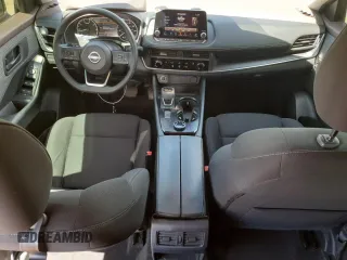2023 Nissan Rogue S with VIN 5N1BT3AB8PC744032, listed as a Copart auction lot 54912345 with 55,045 mi miles and Salvage title. Bid and sale history available at DreamBid. Image 8.