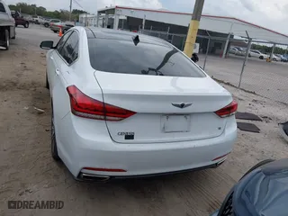 2016 Hyundai Genesis 3.8L with VIN KMHGN4JE6GU140327, listed as a IAAI auction lot 41623499 with 72,942 mi miles. Bid and sale history available at carsss.com. Image 16.