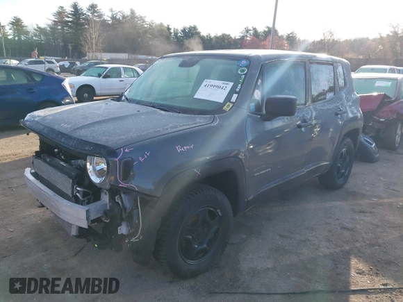 2020 Jeep Renegade Jeepster with VIN ZACNJBAB4LPL22263, listed as a IAAI auction lot 41999042 with 98,934 mi miles and . Bid and sale history available at DreamBid. Image 18.