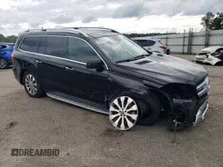 2019 Mercedes-Benz GLS with VIN 4JGDF6EE2KB226857, listed as a Copart auction lot 69193123 with 77,003 mi miles. Bid and sale history available at carsss.com. Image 4.