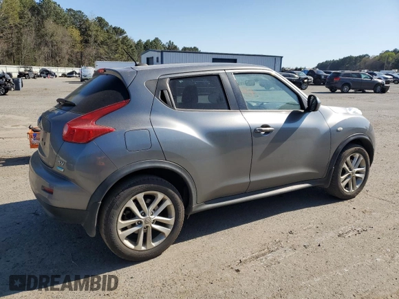 2014 Nissan Juke SV with VIN JN8AF5MR5ET454344, listed as a Copart auction lot 49900585 with 130,207 mi miles and Salvage Title. Bid and sale history available at carsss.com. Image 3.