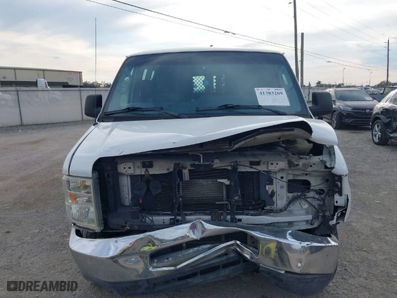 2010 Ford Econoline Cargo Van Commercial with VIN 1FTNE2EL3ADA76750, listed as a IAAI auction lot 41383269 with 178,457 mi miles. Bid and sale history available at carsss.com. Image 12.