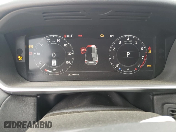 2018 Land Rover Range Rover Sport HSE with VIN SALWR2RV9JA199161, listed as a Copart auction lot 55486875 with 82,391 mi miles and Clean Title. Bid and sale history available at carsss.com. Image 9.