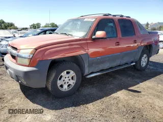 2003 Chevrolet Avalanche with VIN 3GNEK13T83G201485, listed as a Copart auction lot 61097094 with 120,113 mi miles and Salvage Title. Bid and sale history available at carsss.com. Image 1.