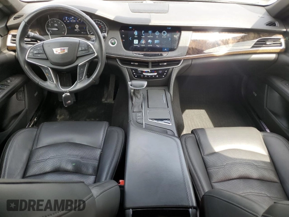 2016 Cadillac CT6 Luxury AWD with VIN 1G6KD5RS8GU165637, listed as a Copart auction lot 55574075 with 34,675 mi miles and Salvage title. Bid and sale history available at DreamBid. Image 8.
