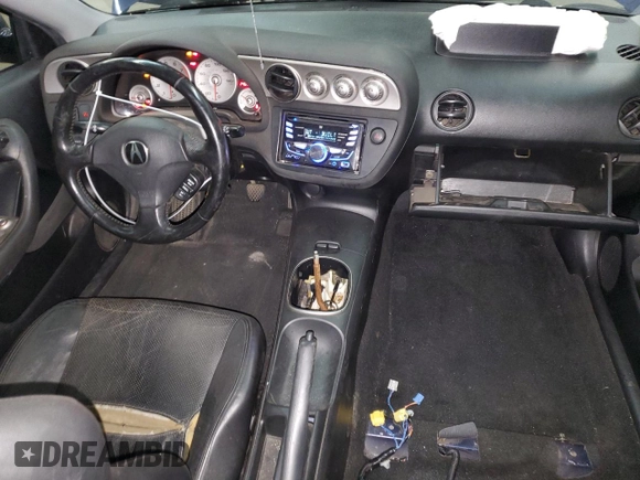 2002 Acura RSX Manual with VIN JH4DC53862C039120, listed as a Copart auction lot 71610304 with 240,505 mi miles and Salvage title. Bid and sale history available at DreamBid. Image 8.