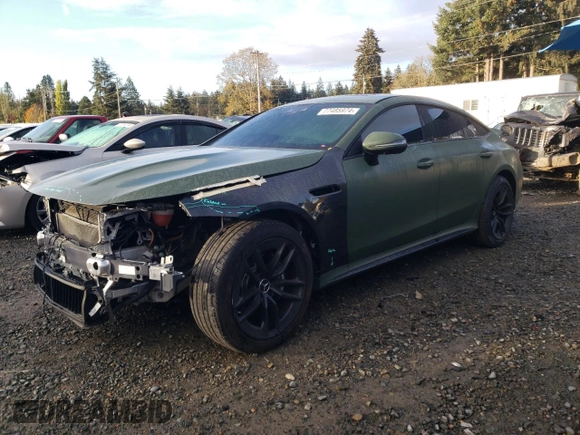 2022 Mercedes-Benz AMG GT 43 z VIN W1K7X5KB9NA048223, wystawiony jako Copart lot #77485974 z przebiegiem 14 457 mil mil oraz Szkoda całkowita • Salvage title. Historia ofert i sprzedaży dostępna na DreamBid. Obrazek 1.