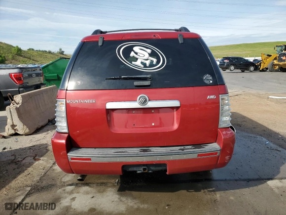 2009 Mercury Mountaineer with VIN 4M2EU47E29UJ02418, listed as a Copart auction lot 58444124 with 175,704 mi miles and Salvage Title. Bid and sale history available at carsss.com. Image 6.