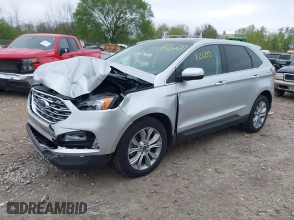 2019 Ford Edge Titanium with VIN 2FMPK4K99KBB56336, listed as a IAAI auction lot 42282600 with 52,422 mi miles and . Bid and sale history available at DreamBid. Image 18.