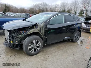 2020 Nissan Murano SV with VIN 5N1AZ2BS0LN170270, listed as a Copart auction lot 47086235 with 25,597 mi miles and Salvage Title. Bid and sale history available at carsss.com. Image 1.
