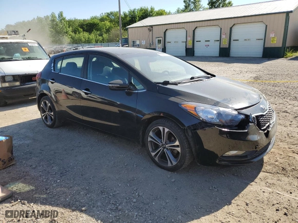 2016 Kia Forte 5-Door EX with VIN KNAFX5A84G5626443, listed as a Copart auction lot 55938624 with 124,787 mi miles and Salvage Title. Bid and sale history available at carsss.com. Image 4.