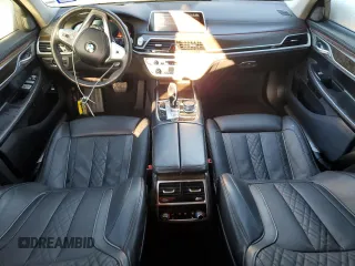 2020 BMW 7 Series 740i with VIN WBA7T2C0XLCE02429, listed as a Copart auction lot 42574835 with 73,970 mi miles and Salvage Title. Bid and sale history available at carsss.com. Image 8.