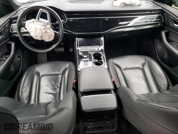 2019 Audi Q8 Premium with VIN WA1AVAF19KD016537, listed as a Copart auction lot 47663195 with 70,409 mi miles and Salvage Title. Bid and sale history available at carsss.com. Image 8.