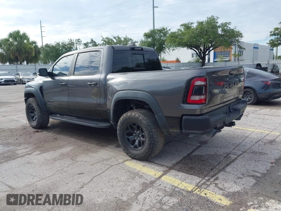 2021 Ram 1500 TRX with VIN 1C6SRFU98MN820577, listed as a IAAI auction lot 42652005 with 43,429 mi miles and . Bid and sale history available at DreamBid. Image 3.