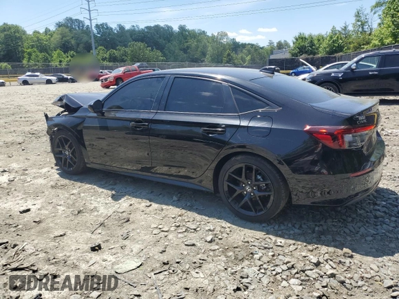 2025 Honda Civic Sport z VIN 2HGFE2F59SH524306, wystawiony jako Copart lot #57432025 z przebiegiem 8 539 mil mil oraz Szkoda całkowita • Salvage title. Historia ofert i sprzedaży dostępna na DreamBid. Obrazek 2.