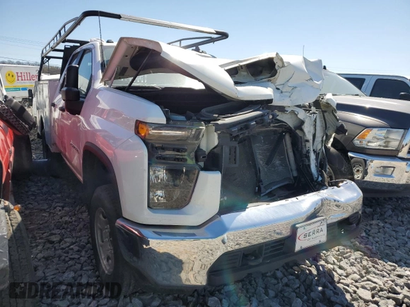 2022 Chevrolet Silverado 1500 with VIN 1GC2WLE7XNF219440, listed as a Copart auction lot 49656895 with 128,138 mi miles and Salvage Title. Bid and sale history available at DreamBid. Image 4.