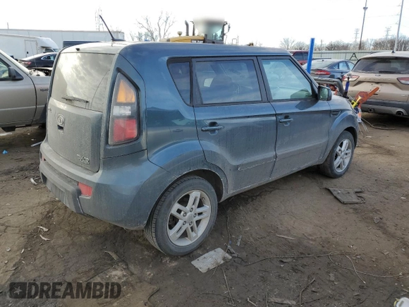 2011 Kia Soul + with VIN KNDJT2A21B7248744, listed as a Copart auction lot 43058535 with 118,932 mi miles and Salvage Title. Bid and sale history available at carsss.com. Image 3.