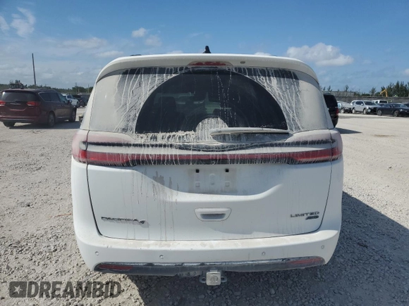 2023 Chrysler Pacifica Limited with VIN 2C4RC3GG7PR593178, listed as a Copart auction lot 54371325 with 44,633 mi miles and Salvage title. Bid and sale history available at DreamBid. Image 6.